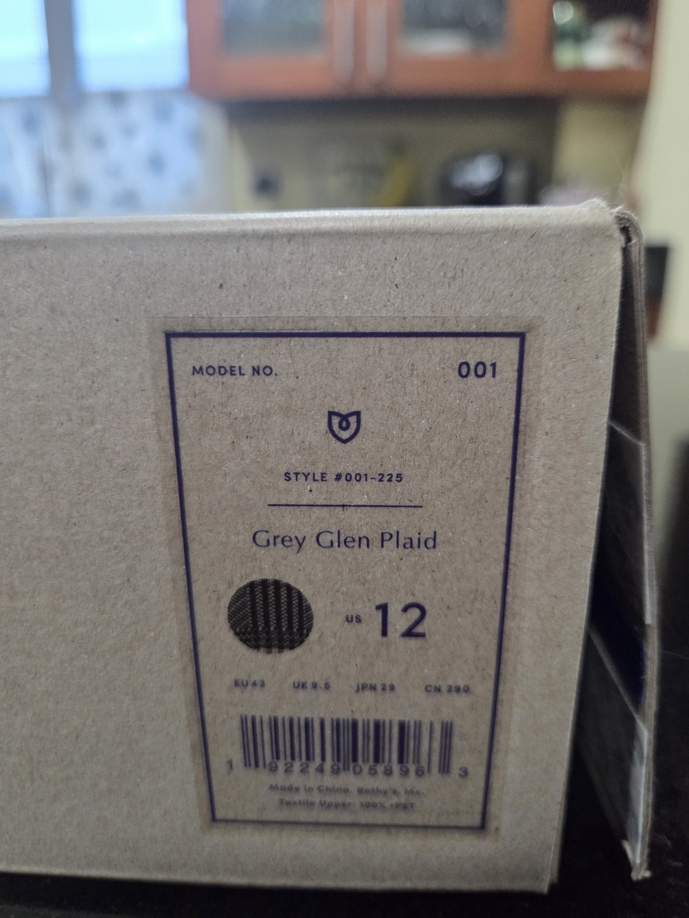 Rothy's Grey Glen Plaid Flats with Pink Accents - Size 12 (SS 11) - Picture 2 of 5